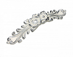 Мебельная ручка LACE RS088CP/W.3/128